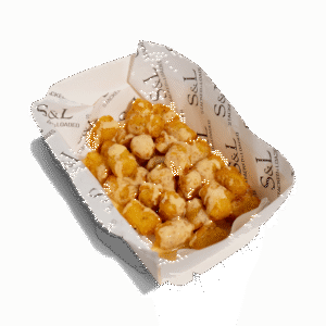 Tater tots with cheese